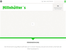 Tablet Screenshot of hillnhuetter.com